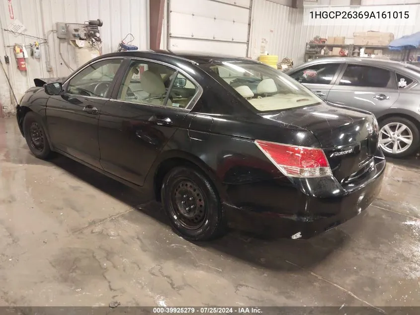 2009 Honda Accord 2.4 Lx VIN: 1HGCP26369A161015 Lot: 39925279