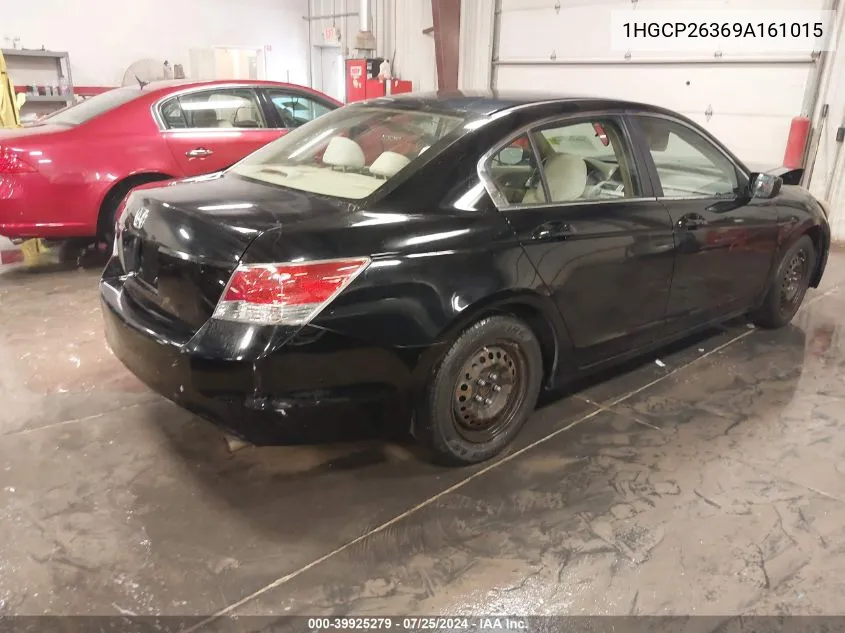 2009 Honda Accord 2.4 Lx VIN: 1HGCP26369A161015 Lot: 39925279