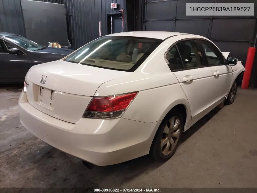 1HGCP26839A189527 2009 Honda Accord 2.4 Ex-L