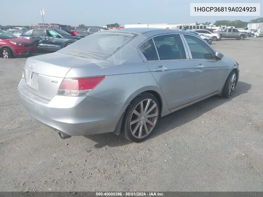 1HGCP36819A024923 2009 Honda Accord 3.5 Ex-L