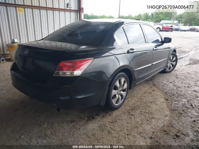 2009 Honda Accord 2.4 Ex VIN: 1HGCP26709A006477 Lot: 40054240