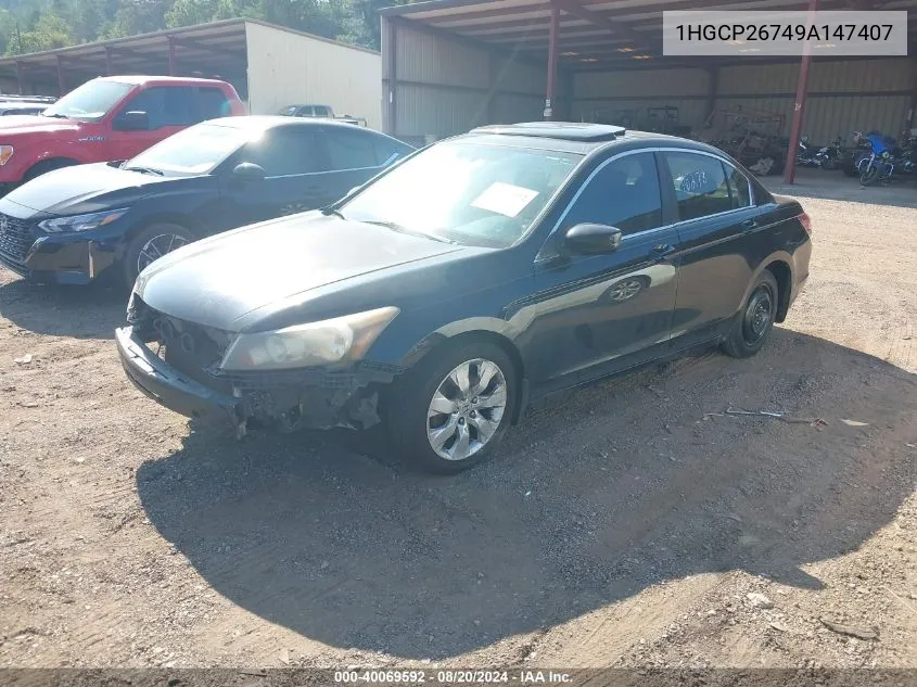 1HGCP26749A147407 2009 Honda Accord Ex