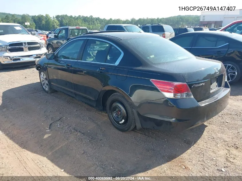 1HGCP26749A147407 2009 Honda Accord Ex