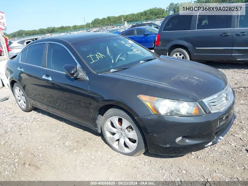 2009 Honda Accord 3.5 Ex-L VIN: 1HGCP368X9A028257 Lot: 40086920