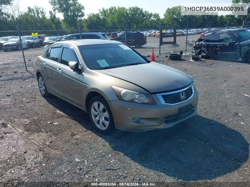 1HGCP36839A000395 2009 Honda Accord 3.5 Ex-L