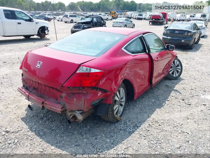 2009 Honda Accord 2.4 Ex VIN: 1HGCS12709A015047 Lot: 40112780