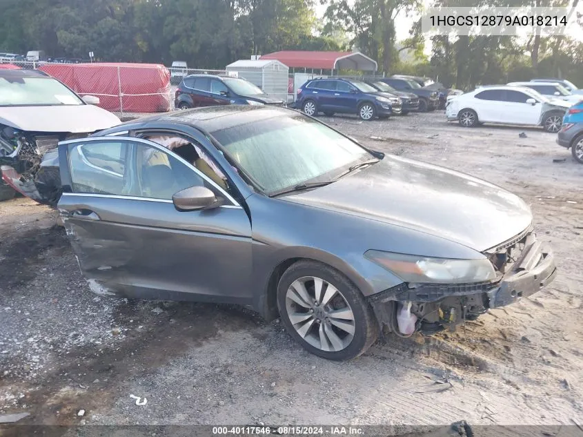 1HGCS12879A018214 2009 Honda Accord 2.4 Ex-L