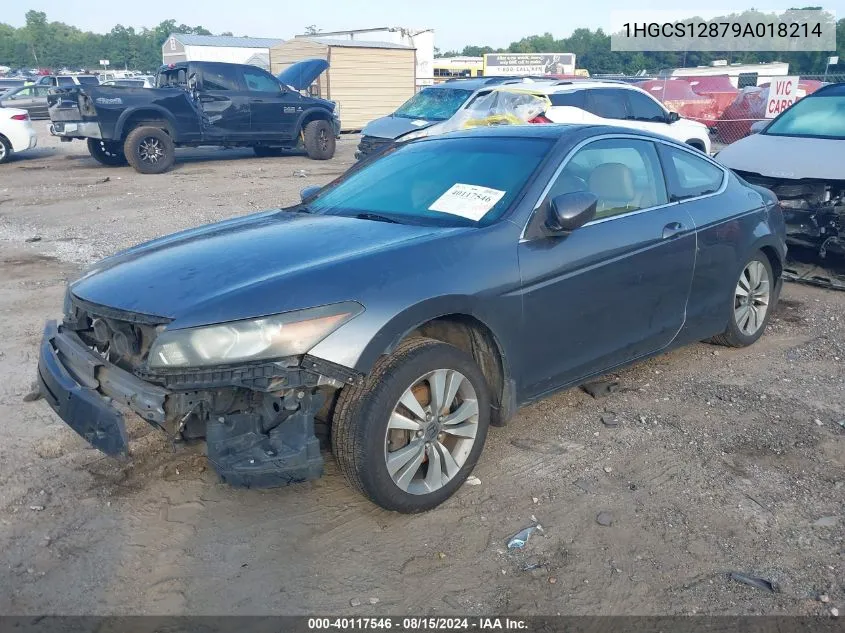 1HGCS12879A018214 2009 Honda Accord 2.4 Ex-L