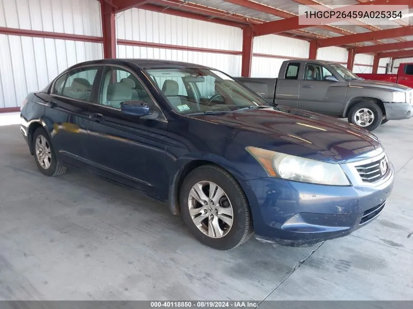 1HGCP26459A025354 2009 Honda Accord 2.4 Lx-P