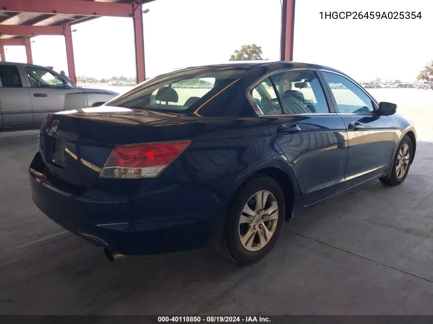 1HGCP26459A025354 2009 Honda Accord 2.4 Lx-P