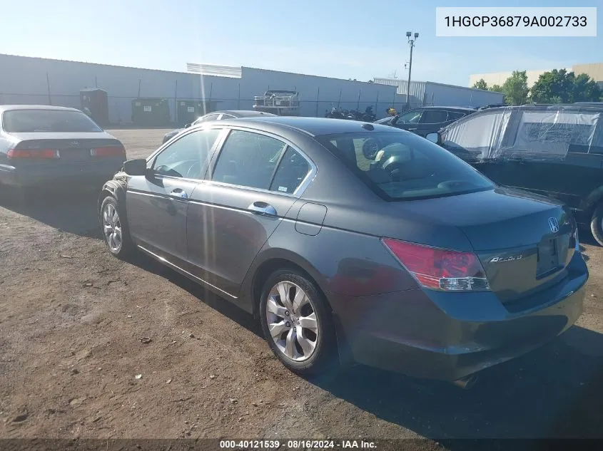 2009 Honda Accord 3.5 Ex-L VIN: 1HGCP36879A002733 Lot: 40121539