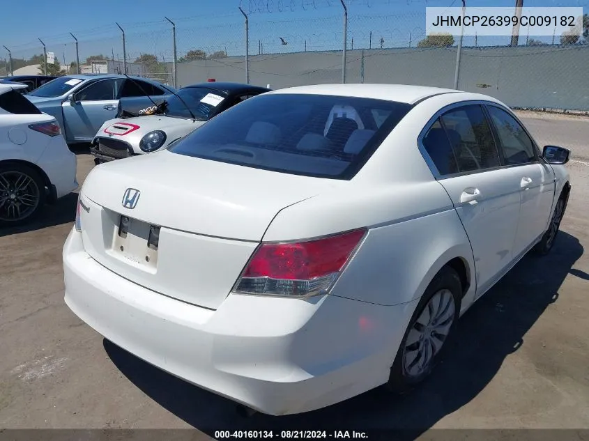 JHMCP26399C009182 2009 Honda Accord 2.4 Lx