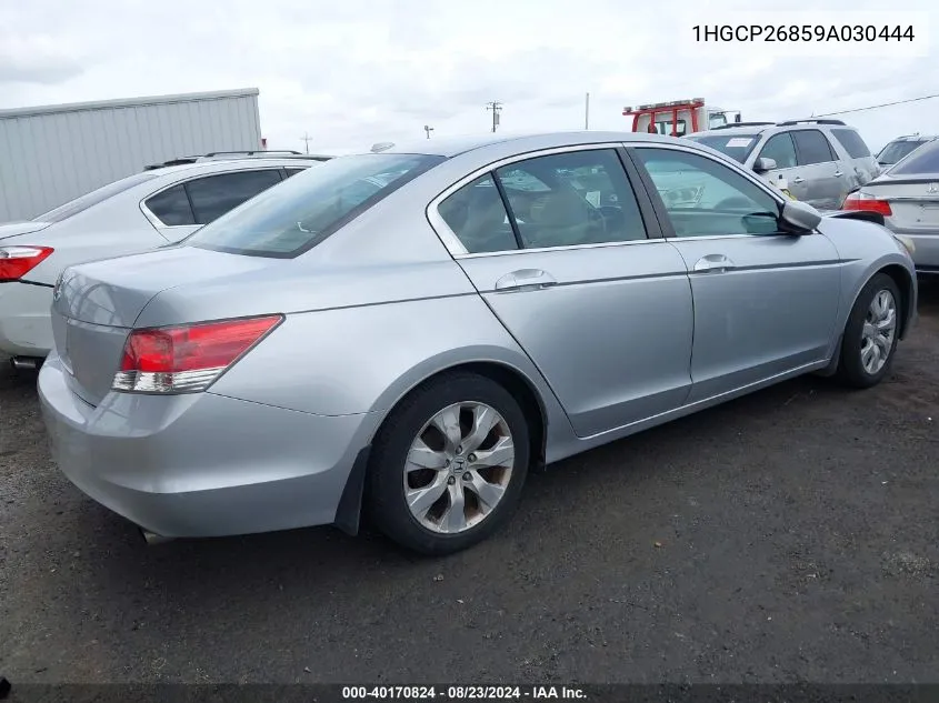 2009 Honda Accord 2.4 Ex-L VIN: 1HGCP26859A030444 Lot: 40170824