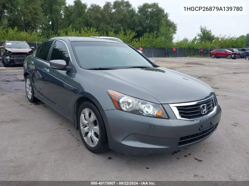 2009 Honda Accord 2.4 Ex-L VIN: 1HGCP26879A139780 Lot: 40178907