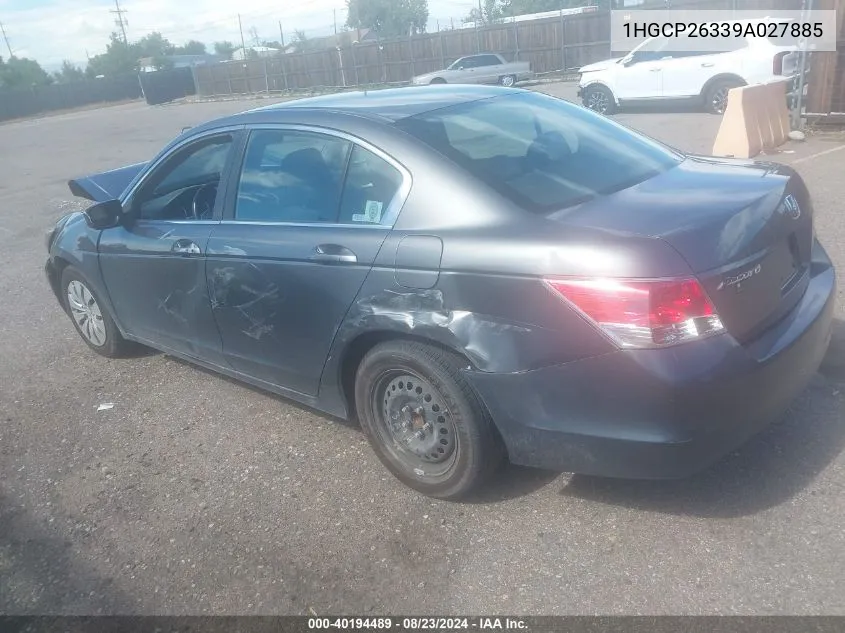 1HGCP26339A027885 2009 Honda Accord 2.4 Lx