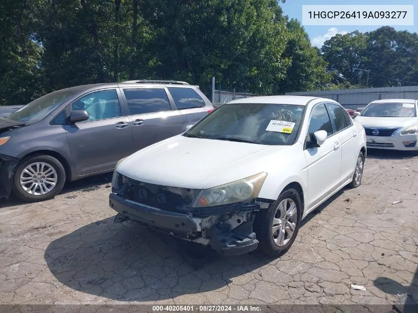 1HGCP26419A093277 2009 Honda Accord 2.4 Lx-P