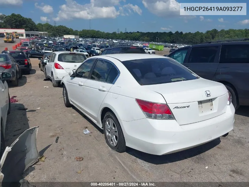 1HGCP26419A093277 2009 Honda Accord 2.4 Lx-P