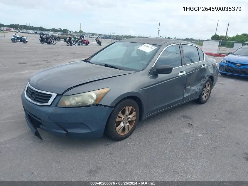 1HGCP26459A035379 2009 Honda Accord 2.4 Lx-P