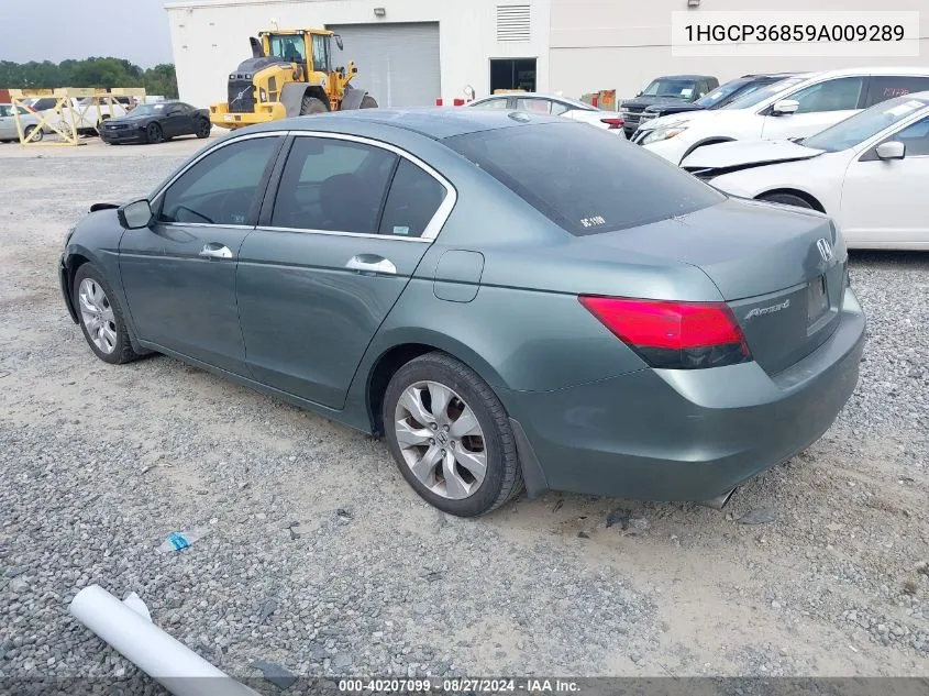 2009 Honda Accord 3.5 Ex-L VIN: 1HGCP36859A009289 Lot: 40207099