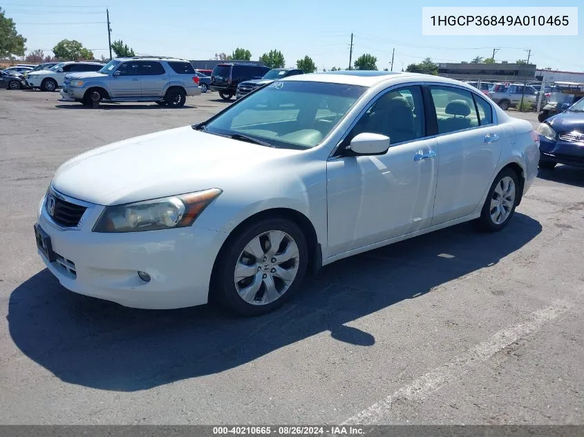 1HGCP36849A010465 2009 Honda Accord 3.5 Ex-L