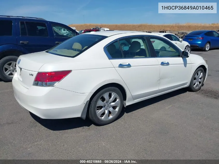 1HGCP36849A010465 2009 Honda Accord 3.5 Ex-L