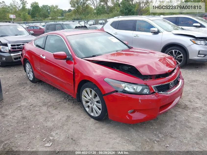 1HGCS22879A001810 2009 Honda Accord 3.5 Ex-L