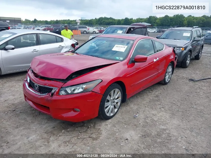 1HGCS22879A001810 2009 Honda Accord 3.5 Ex-L