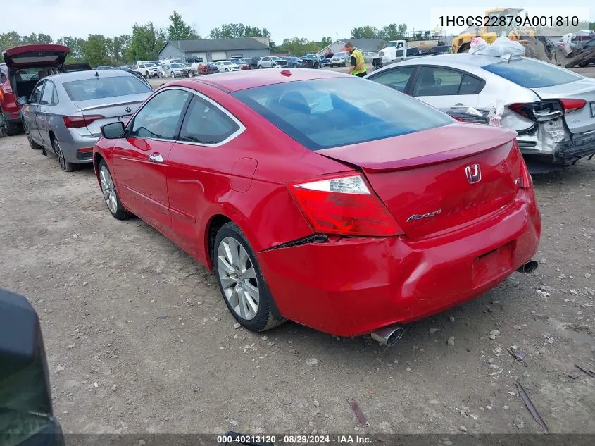 1HGCS22879A001810 2009 Honda Accord 3.5 Ex-L