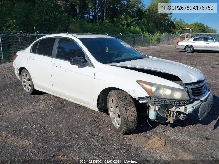 1HGCP26789A176750 2009 Honda Accord 2.4 Ex