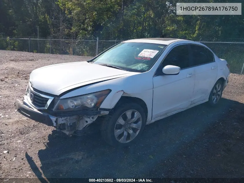 1HGCP26789A176750 2009 Honda Accord 2.4 Ex