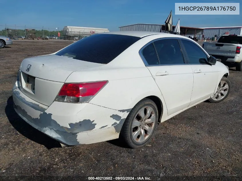 1HGCP26789A176750 2009 Honda Accord 2.4 Ex