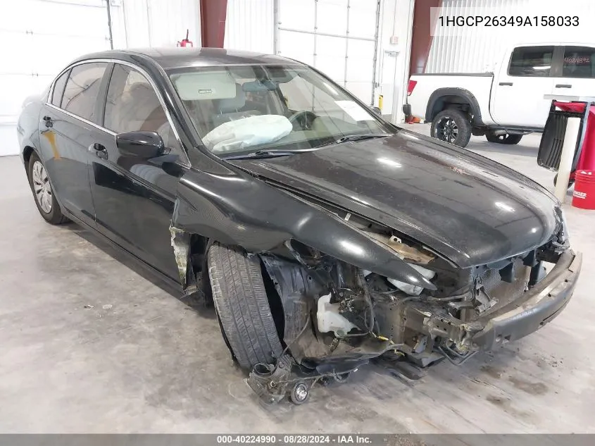 1HGCP26349A158033 2009 Honda Accord 2.4 Lx