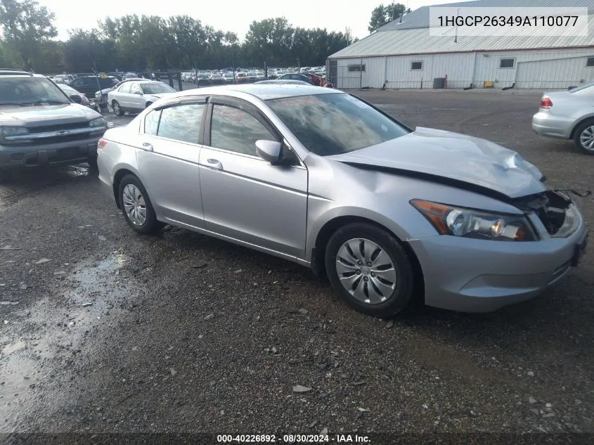 1HGCP26349A110077 2009 Honda Accord 2.4 Lx