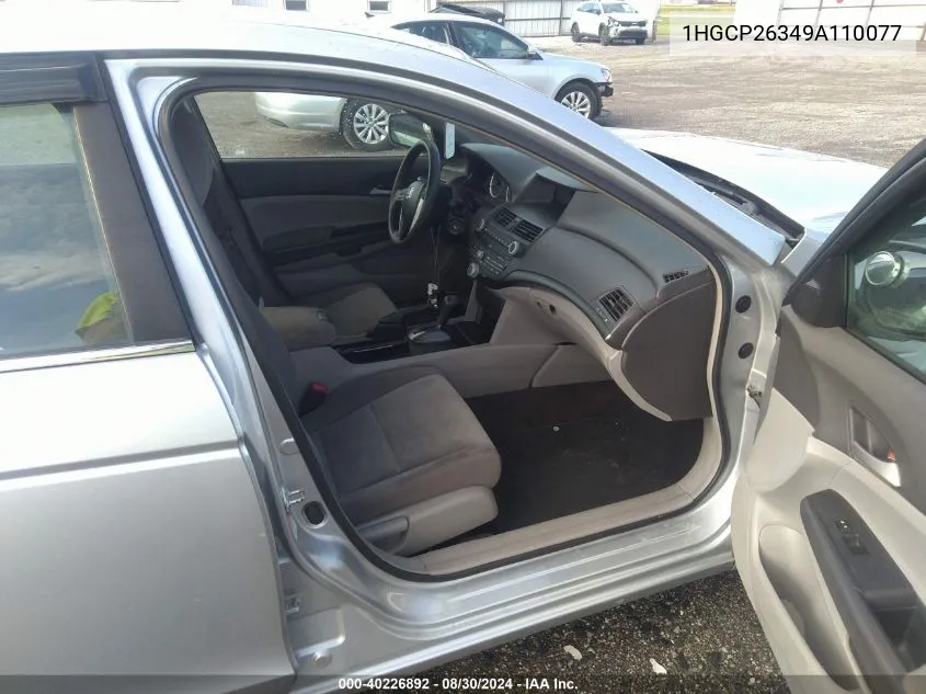 1HGCP26349A110077 2009 Honda Accord 2.4 Lx