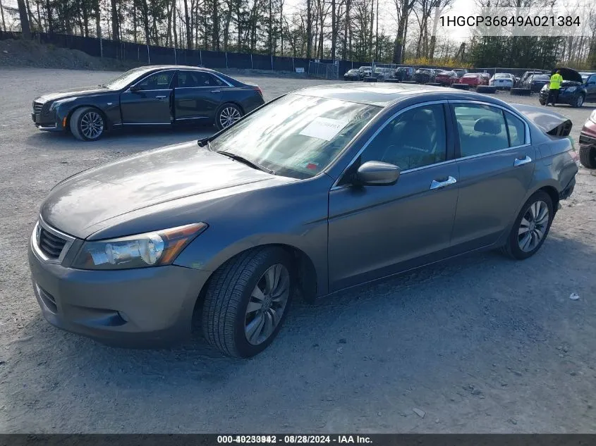 1HGCP36849A021384 2009 Honda Accord 3.5 Ex-L