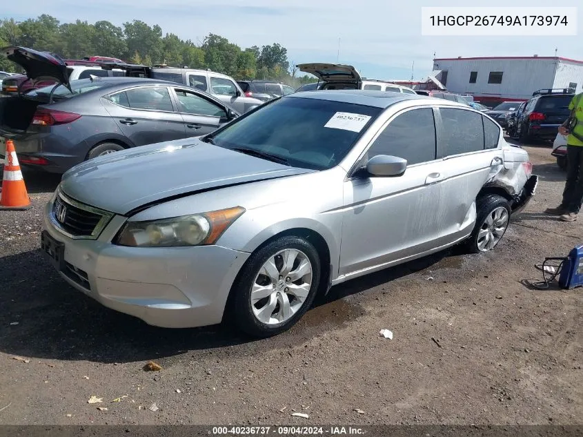 2009 Honda Accord 2.4 Ex VIN: 1HGCP26749A173974 Lot: 40236737