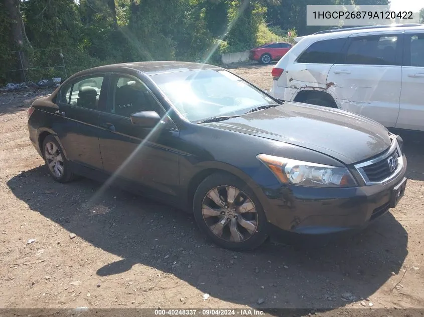 2009 Honda Accord 2.4 Ex-L VIN: 1HGCP26879A120422 Lot: 40248337