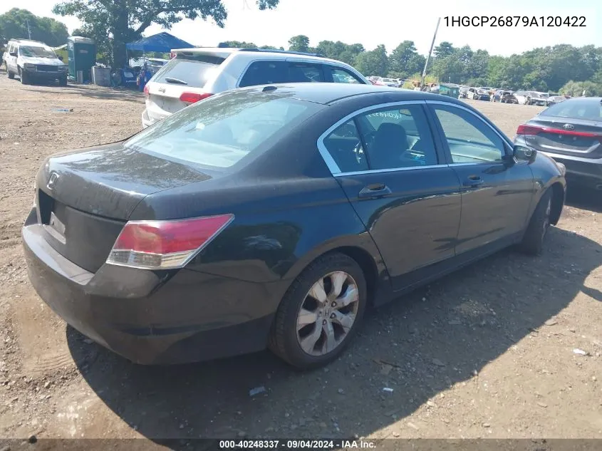 1HGCP26879A120422 2009 Honda Accord 2.4 Ex-L