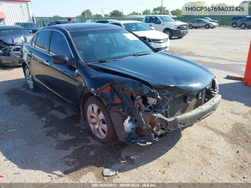 1HGCP36769A032426 2009 Honda Accord 3.5 Ex