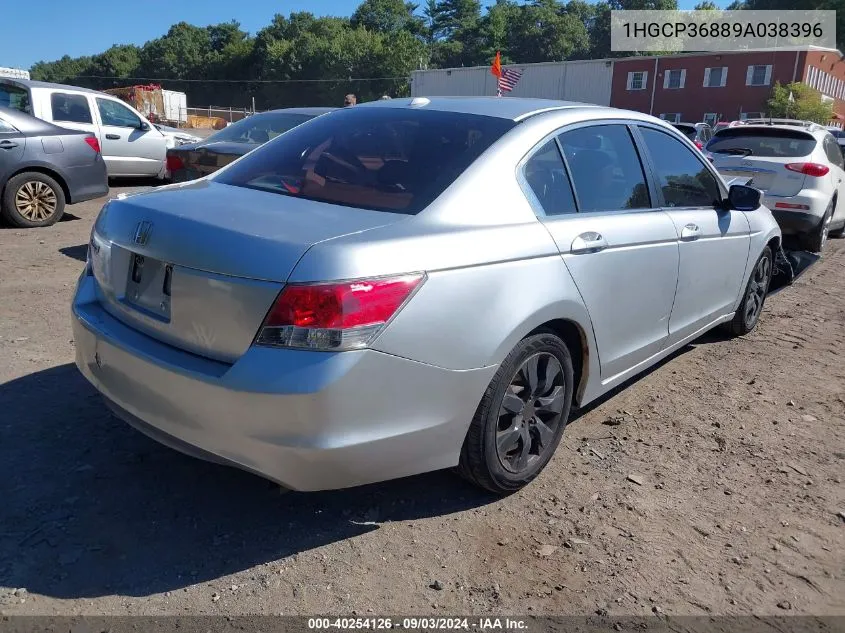 2009 Honda Accord 3.5 Ex-L VIN: 1HGCP36889A038396 Lot: 40254126