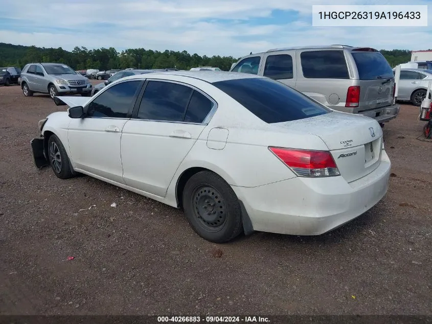 1HGCP26319A196433 2009 Honda Accord 2.4 Lx