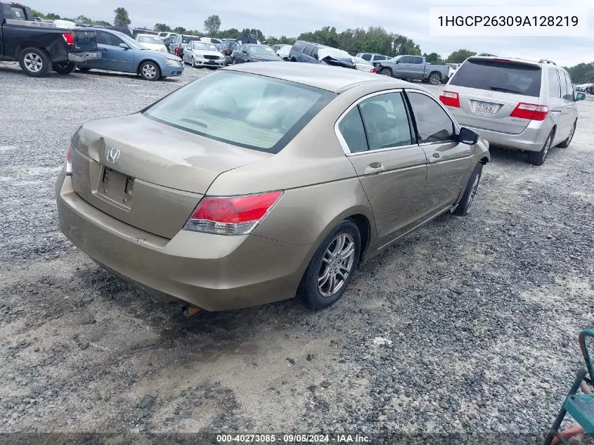 1HGCP26309A128219 2009 Honda Accord 2.4 Lx