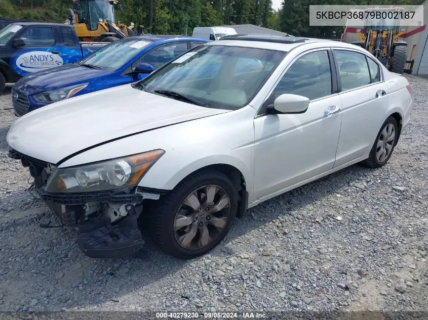 5KBCP36879B002187 2009 Honda Accord 3.5 Ex-L