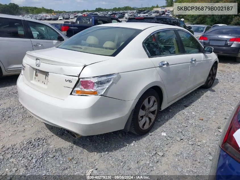 5KBCP36879B002187 2009 Honda Accord 3.5 Ex-L