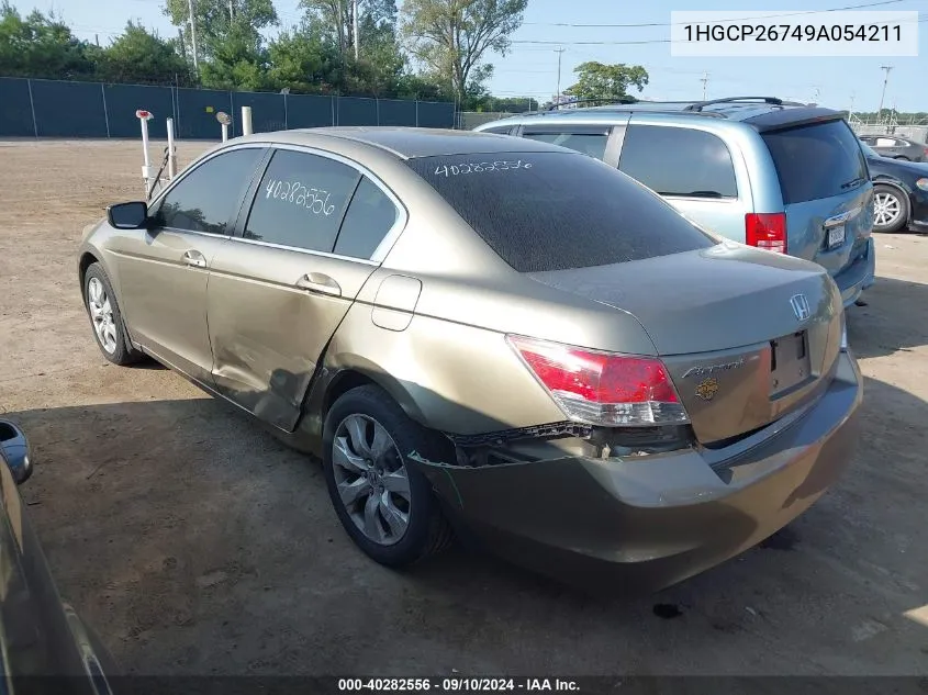 2009 Honda Accord Ex VIN: 1HGCP26749A054211 Lot: 40282556