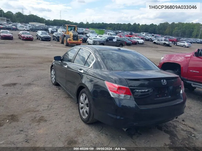 1HGCP36809A033046 2009 Honda Accord 3.5 Ex-L