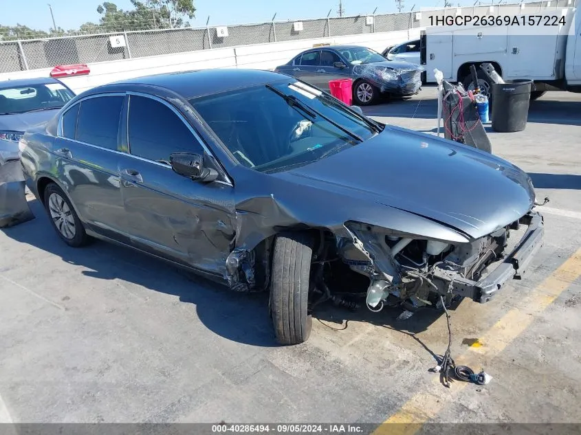 1HGCP26369A157224 2009 Honda Accord 2.4 Lx