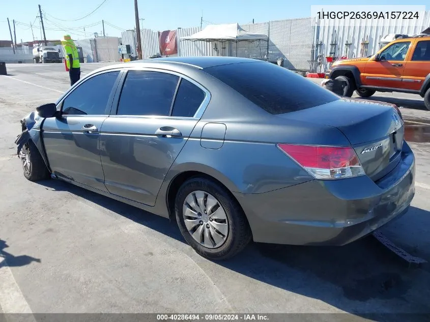 1HGCP26369A157224 2009 Honda Accord 2.4 Lx