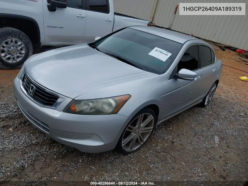 1HGCP26409A189319 2009 Honda Accord 2.4 Lx-P