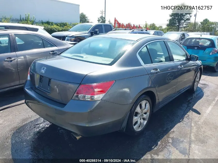 2009 Honda Accord 2.4 Ex VIN: 1HGCP26779A162757 Lot: 40288314